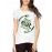 Women's Cotton Biowash Graphic Printed Half Sleeve T-Shirt - You Are What You Eat