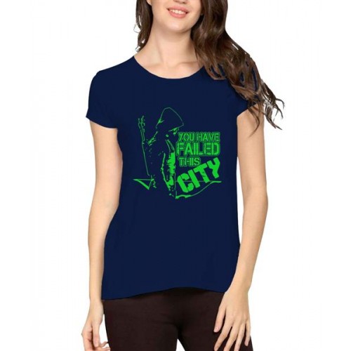 Women's Cotton Biowash Graphic Printed Half Sleeve T-Shirt - You Have City