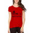 Women's Cotton Biowash Graphic Printed Half Sleeve T-Shirt - Young And Restless