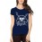Women's Cotton Biowash Graphic Printed Half Sleeve T-Shirt - Zombie Skull Artist
