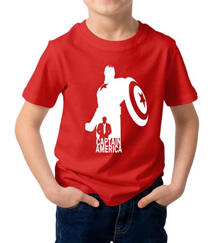 Kid's American Man Cotton Graphic Printed Half Sleeve T-Shirt