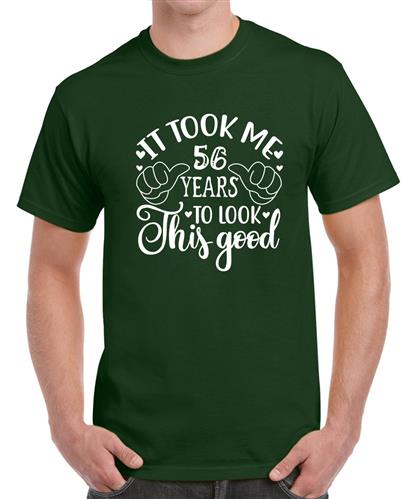 Men's 56 Year Look Graphic Printed T-shirt