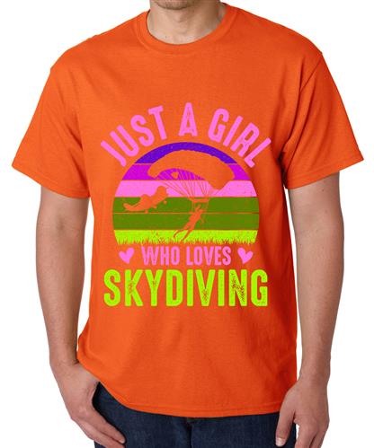 Men's A Girl Sky Graphic Printed T-shirt