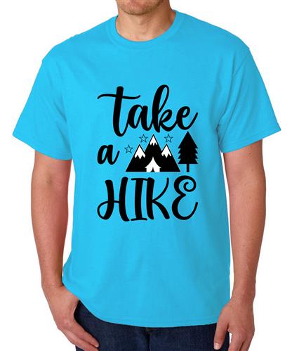 Men's A Hike Take Graphic Printed T-shirt