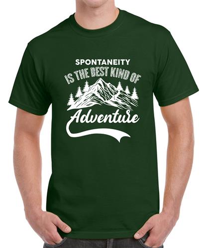 Men's Adventure Best Graphic Printed T-shirt
