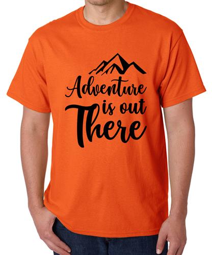 Men's Adventure Out  Graphic Printed T-shirt