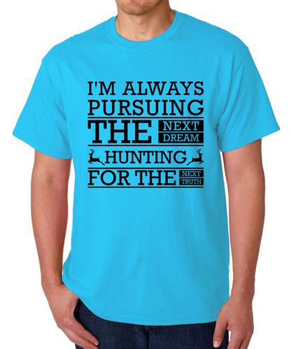 Men's Always The Dream Graphic Printed T-shirt