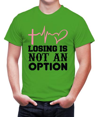 Men's An Option Losing Graphic Printed T-shirt