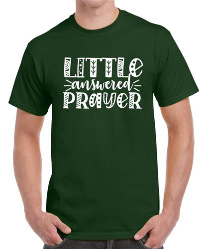 Men's Answered Prayer Little Graphic Printed T-shirt