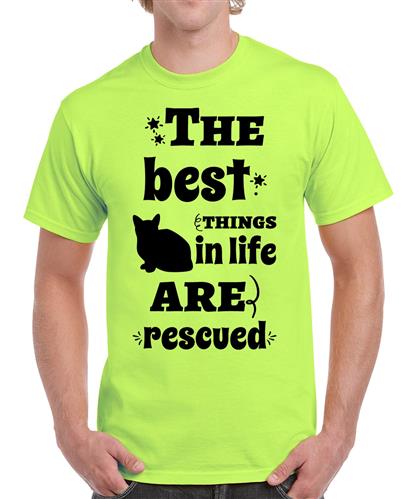 Men's Are Best Life Graphic Printed T-shirt