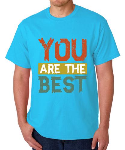 Men's Are The Best Graphic Printed T-shirt