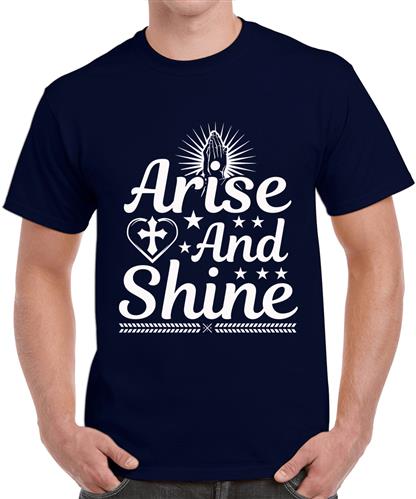 Men's Arise And Shine Graphic Printed T-shirt