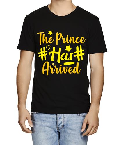 Men's Arrived Prince Graphic Printed T-shirt