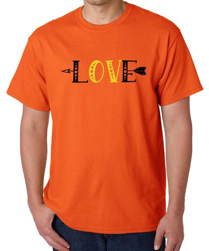 Men's Arrow Love Graphic Printed T-shirt