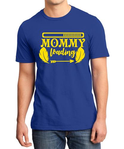 Men's Arrow Mommy Loading Graphic Printed T-shirt