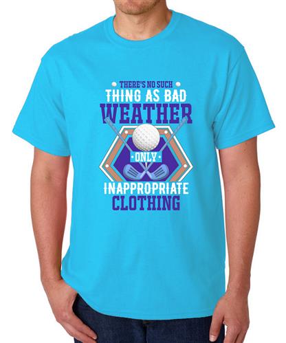 Men's As Bad Clothing Graphic Printed T-shirt