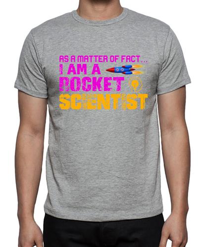 Men's As Rocket Fact Graphic Printed T-shirt