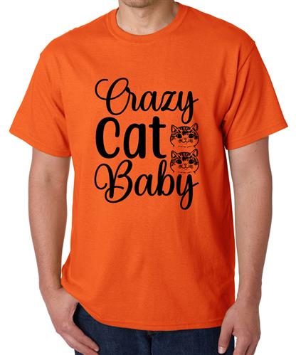 Men's Baby Baby Cat Graphic Printed T-shirt