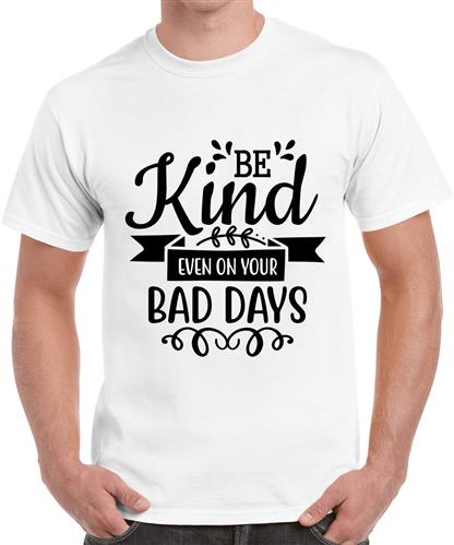 Men's Be Kind Even Graphic Printed T-shirt