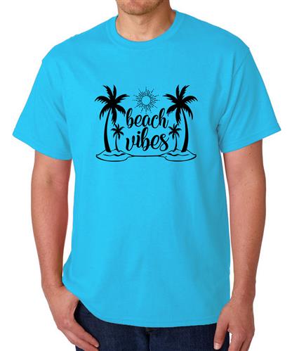 Men's Beach Vibes Graphic Printed T-shirt
