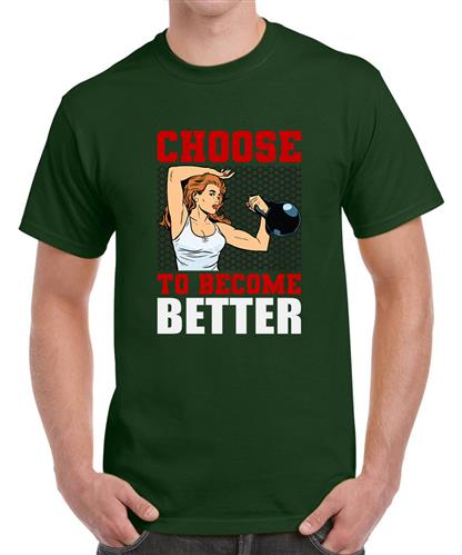 Men's Become Better Graphic Printed T-shirt
