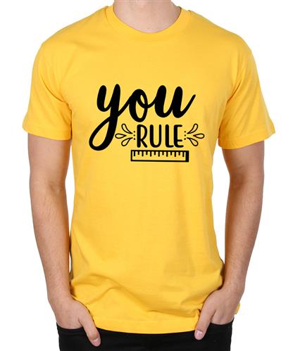 Men's You Rule Graphic Printed T-shirt