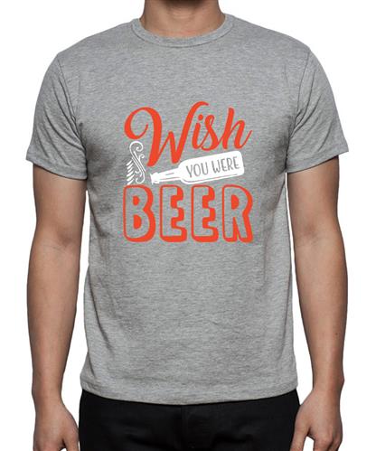 Men's You Were Beer Graphic Printed T-shirt