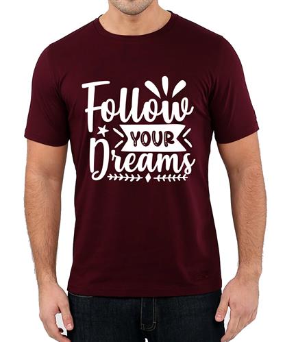 Men's Your Follow Dreams Graphic Printed T-shirt