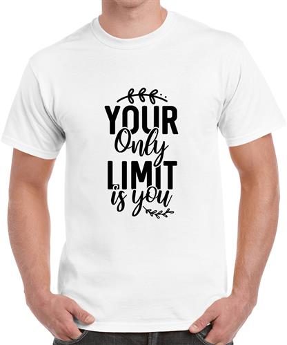 Men's Your Only Limit Graphic Printed T-shirt