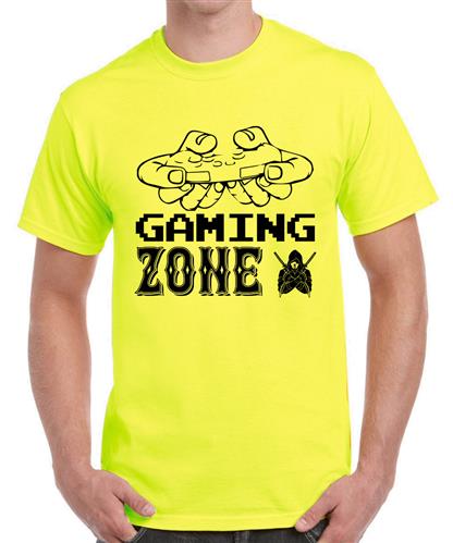 Men's Zone Gaming Graphic Printed T-shirt