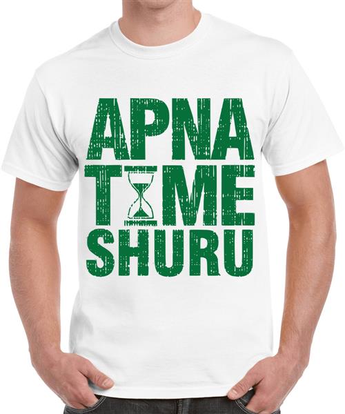 Buy Men's Cotton Graphic Printed Half Sleeve T-Shirt - Apna Time Shuru at  