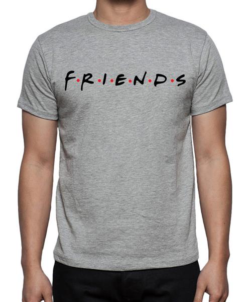Men's Cotton Graphic Printed Half Sleeve T-Shirt - Friends