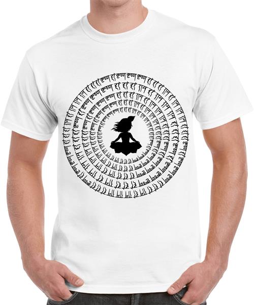 Men's 108 Time Krishna Mantra T-Shirt