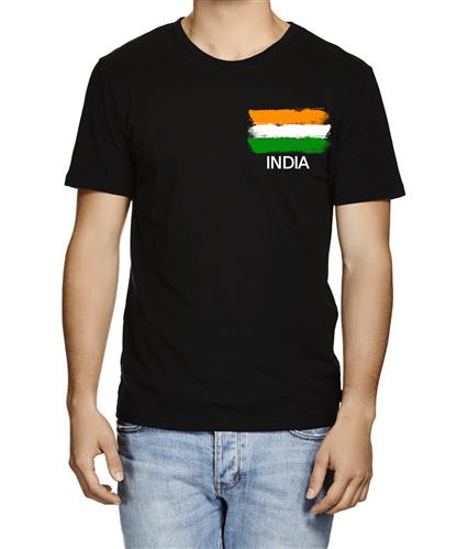 Men's Indian Flag Tricolor T-Shirt