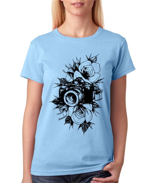 KassimaPW T-shirt Blue Flower Print | Womens Part Two T-shirts & Tops <  Narrability