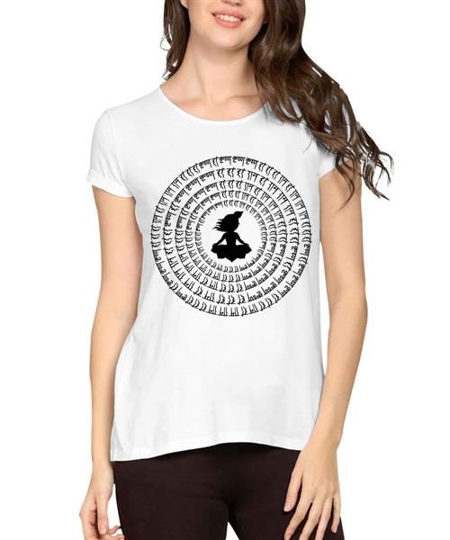 Women's 108 Time Krishna Mantra T-Shirt