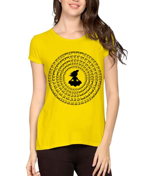 Women's 108 Time Krishna Mantra T-Shirt
